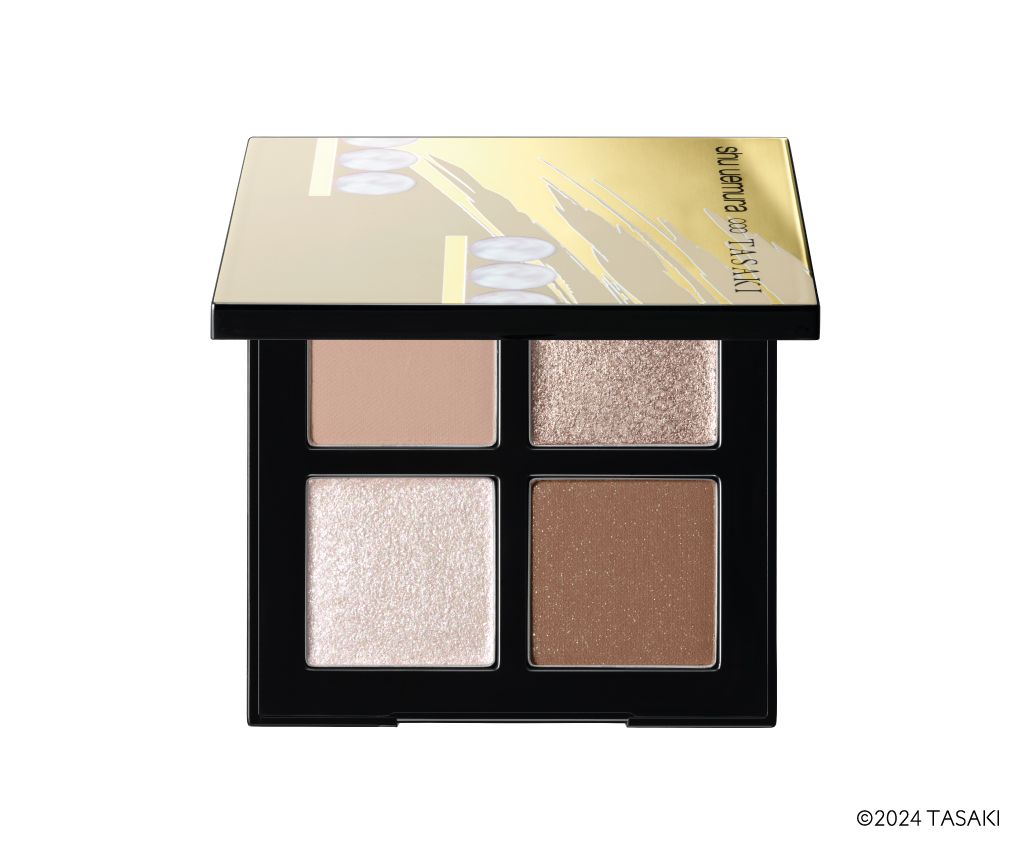 new shu uemura x TASAKI limited collection eyeshadow palette harmony beige